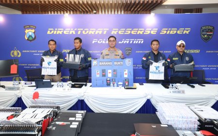 Polda Jatim Ungkap Dugaan Penyalahgunaan Data Pribadi untuk Layanan OTP Ilegal, Tiga Tersangka Diamankan