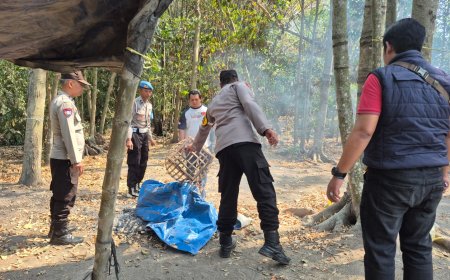 Respon Cepat Aduan Masyarakat, Polres Kediri Bongkar Arena Sabung Ayam di Plosorejo