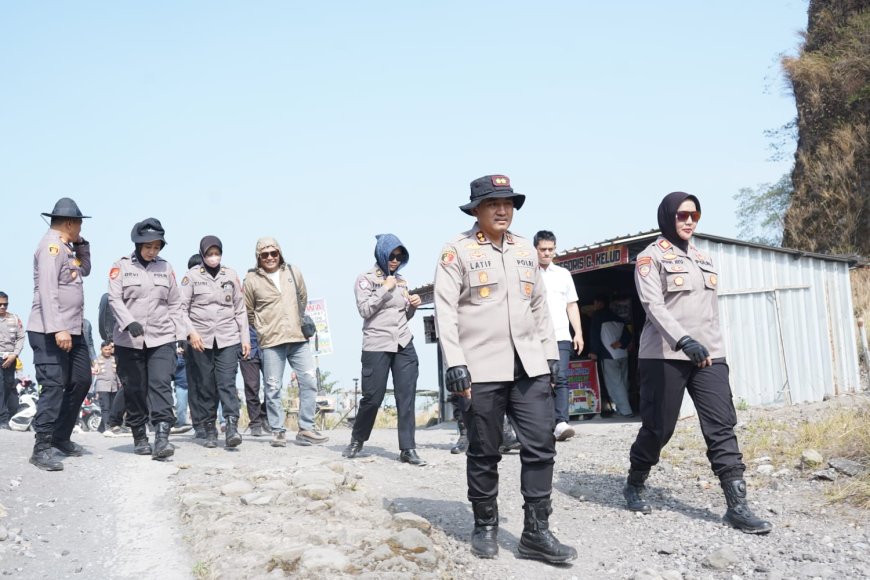 Cegah Karhutla, Polres Kediri Siagakan Ratusan Personel Gabungan di Lereng Kelud